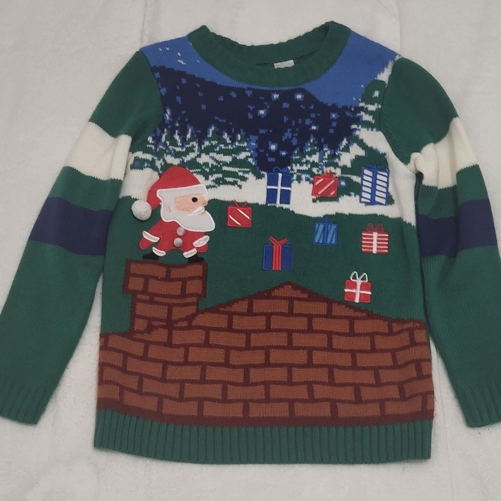 Boys Holiday Time Sweater